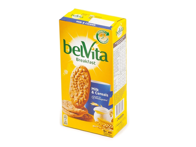 Pieniniai sausainiai 4-rių grūdų BELVITA, 300 g