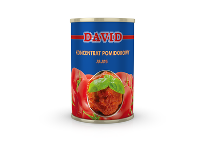 Konservuotų pomidorų pasta DAVID, 28-30%, 4,5kg
