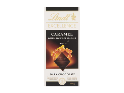 Lindt Excellence Šokoladas su karamele ir jūros druska 100 g