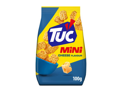 Krekeriai TUC MINI, sūrio skonio, 100 g