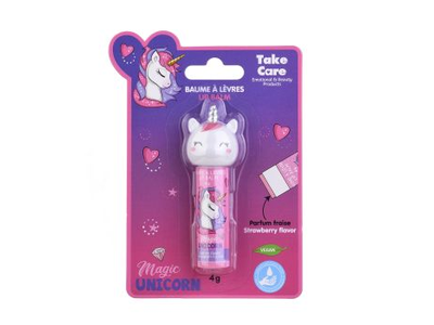 MAGIC UNICORN STRAWBERRY FLAVOR lūpų balzamas, 4 g