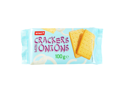 Krekeriai su svogūnais RIMI, 100 g