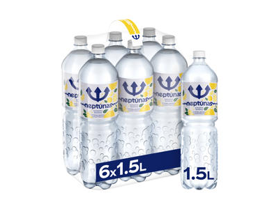 Citrinų skonio vanduo NEPTŪNAS, 6x1.5 l