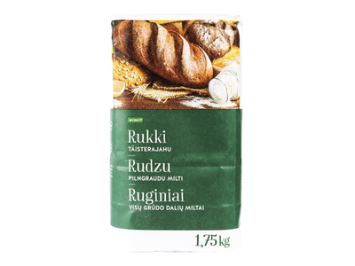 Rug. visų grūdo dalių miltai RIMI, 1,75 kg