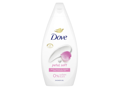 Dušo želė DOVE PETAL SOFT, 450 ml