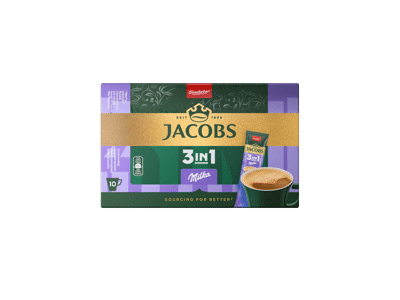 Tirpios kavos gėrimas JACOBS 3IN1 MILKA, 124 g