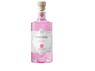 Nealkoholinis džinas,GinZero Strawberry, 0,7 l