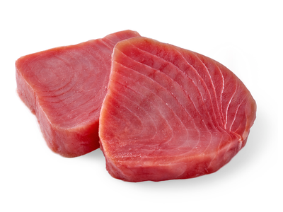 Šaldyti gelsvauodegių tunų didkepsniai, rausvi, Sashimi, be glazūros,  170/230