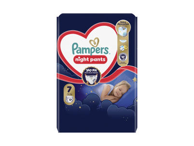 Sauskelnės - kelnaitės PAMPERS Night Pants, Value Pack, 7 dydis, 17 vnt.