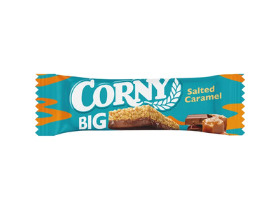 Sūdytos karamelės skonio javainių batonėlis CORNY BIG, 40 g