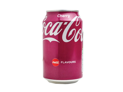 Vyšnių skonio gazuotas gaivusis gėrimas COCA-COLA Cherry, 0,33 l