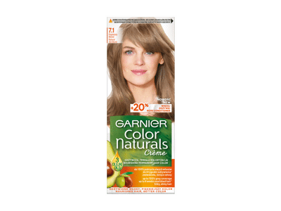 Plaukų dažai GARNIER COLOR NATURALS, Nr. 7.1, 1 vnt.