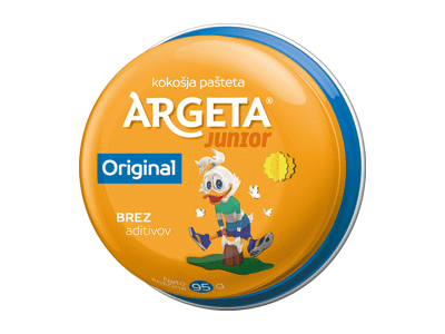 Vištienos paštetas JUNIOR ARGETA, 95 g