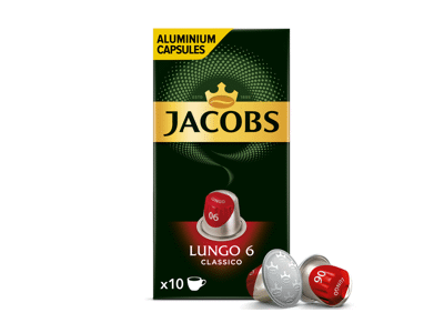 Kavos kapsulės JACOBS LUNGO CLASSIC, 52 g