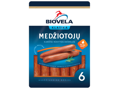 K. r. GIMINIŲ medžiotojų dešrelės, a. r.,250g