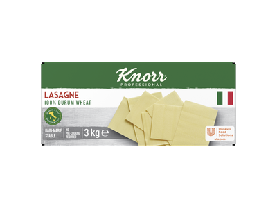 Makaronų lakštai KNORR, Lazanijai, 3 kg