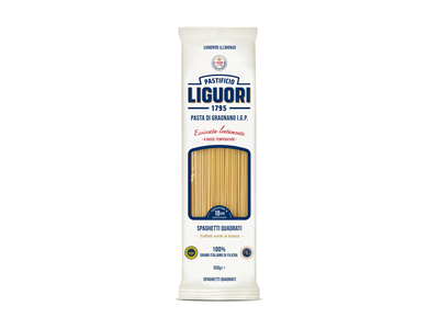 Kietagrūdžiai makaronai LIGUORI, Spageti Quadrati, Nr. 5, 500 g