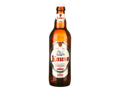 Nefiltruotas šviesusis KAUNO alus, 5%, 0,5 l