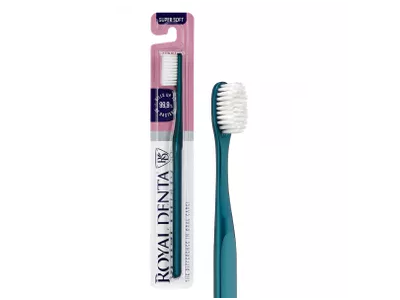 ROYAL DENTA dantų šepetėlis SILVER SUPER SOFT, 1 vnt.