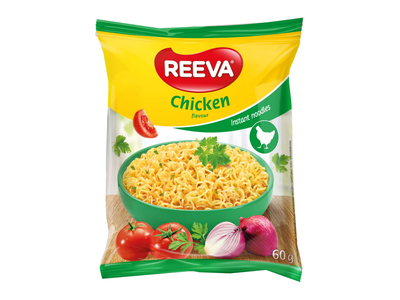 Gr. paruoš. makaronai višt. sk. REEVA, 60 g