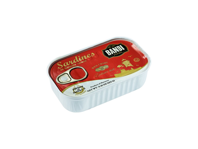 Sardinės BANDI FOODS, pomidorų padaže, 125 g