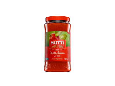 Padažas makaronams MUTTI, su baziliku, 400 g