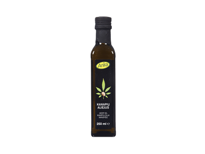 Nerafinuotas kanapių aliejus ANIRA, 250 ml