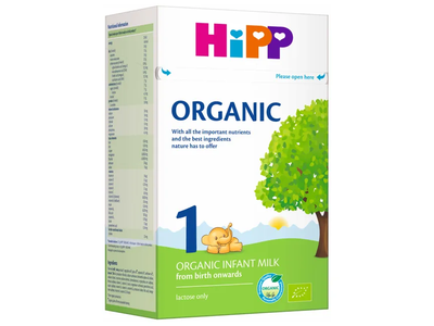 Ekologiškas pradinio maitinimo pieno mišinys kūdikiams nuo gimimo HIPP ORGANIC 1, 800 g