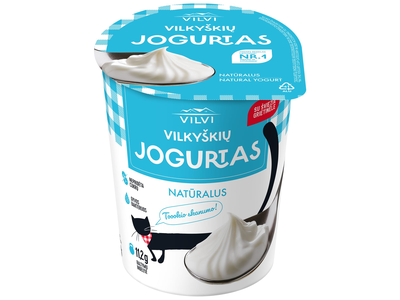 Natūralus jogurtas VILVI VILKYŠKIŲ, 350 g