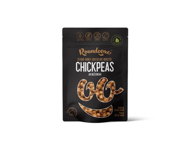 Skrudinti avinžirniai ROUNDOOZE, sezamo sėklų ir medaus apvalkale, 150 g