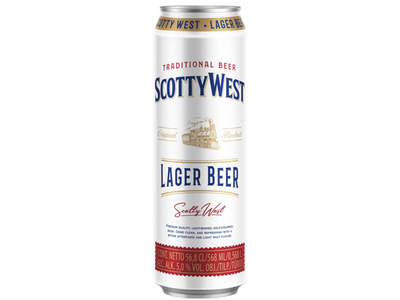 Scotty West Lager 0.568 L