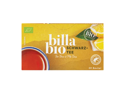 Juodoji arbata BILLA BIO, 20 X 1,75g
