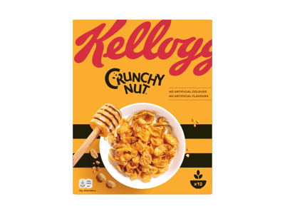 Dribsniai KELLOGG'S CRUNCHY NUT, 375 g