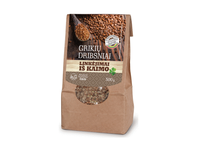 Grikių dribsniai LINKĖJIMAI IŠ KAIMO, 500 g