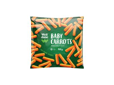 Šaldytos mažos morkytės WELL DONE, 400 g