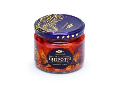 Šprotai pomidorų padaže AMBERFISH, 280 g