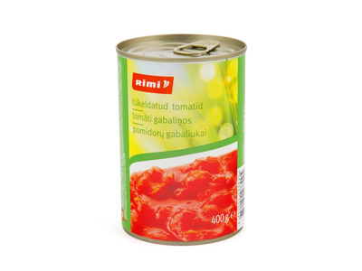 Pomidorų gabaliukai RIMI, 400 g