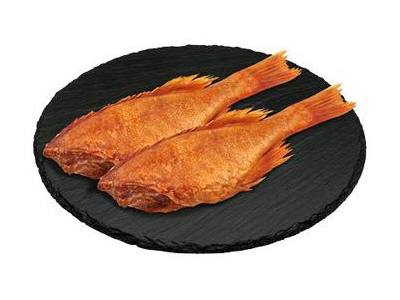 Karštai rūkyti gelminiai jūriniai ešeriai (Sebastes alutus), 1 kg
