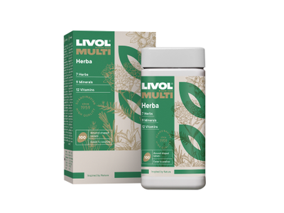 LIVOL MULTI HERBA, 100 tablečių