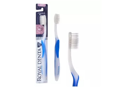 ROYAL DENTA dantų šepetėlis SILVER SOFT, 1 vnt.