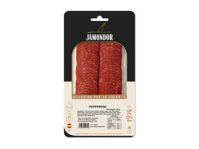 Pjaustyta ispaniška dešra PEPPERONI, nerūšinė, 120 g