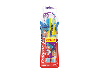 Dantų šepetėlis COLGATE LITTLE KIDS SMILES, 3-5 metai, 1 vnt.