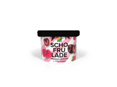 Šaldytos avietės šokolade SCHO FRU LADE, 130 g
