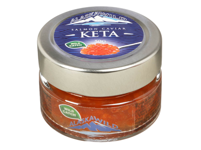 Lašišinių žuvų ketų ikrai ALASKA WILD, 50 g