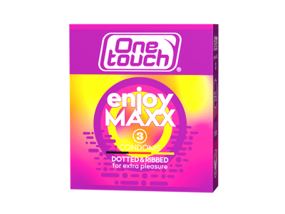 Prezervatyvai ONE TOUCH ENJOY MAXX, 3 vnt.