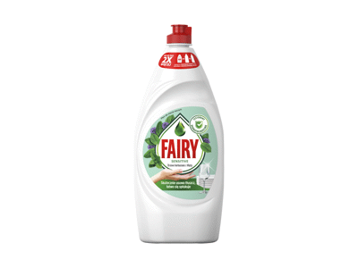 Indų ploviklis FAIRY Sensitive Tea Tree&Mint, 900ml