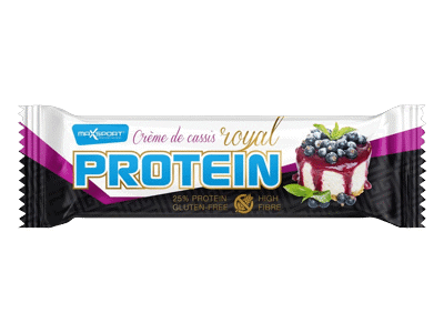 Baltyminis batonėlis MAX SPORT, juodųjų serbentų skonio, 60 g