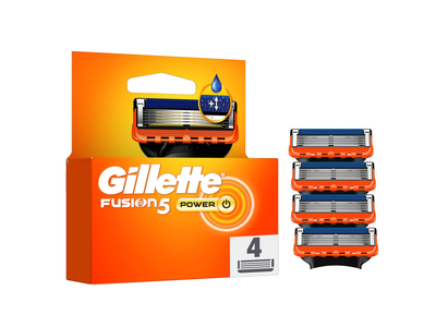 Skustuvo galvutės GILLETTE FUSION POWER,4vnt.