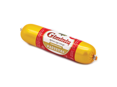Sterilizuotas GIMINIŲ paštetas, a. r., 120 g