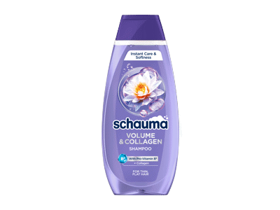 Plaukų šampūnas SCHAUMA Volume & Collagen, 400 ml